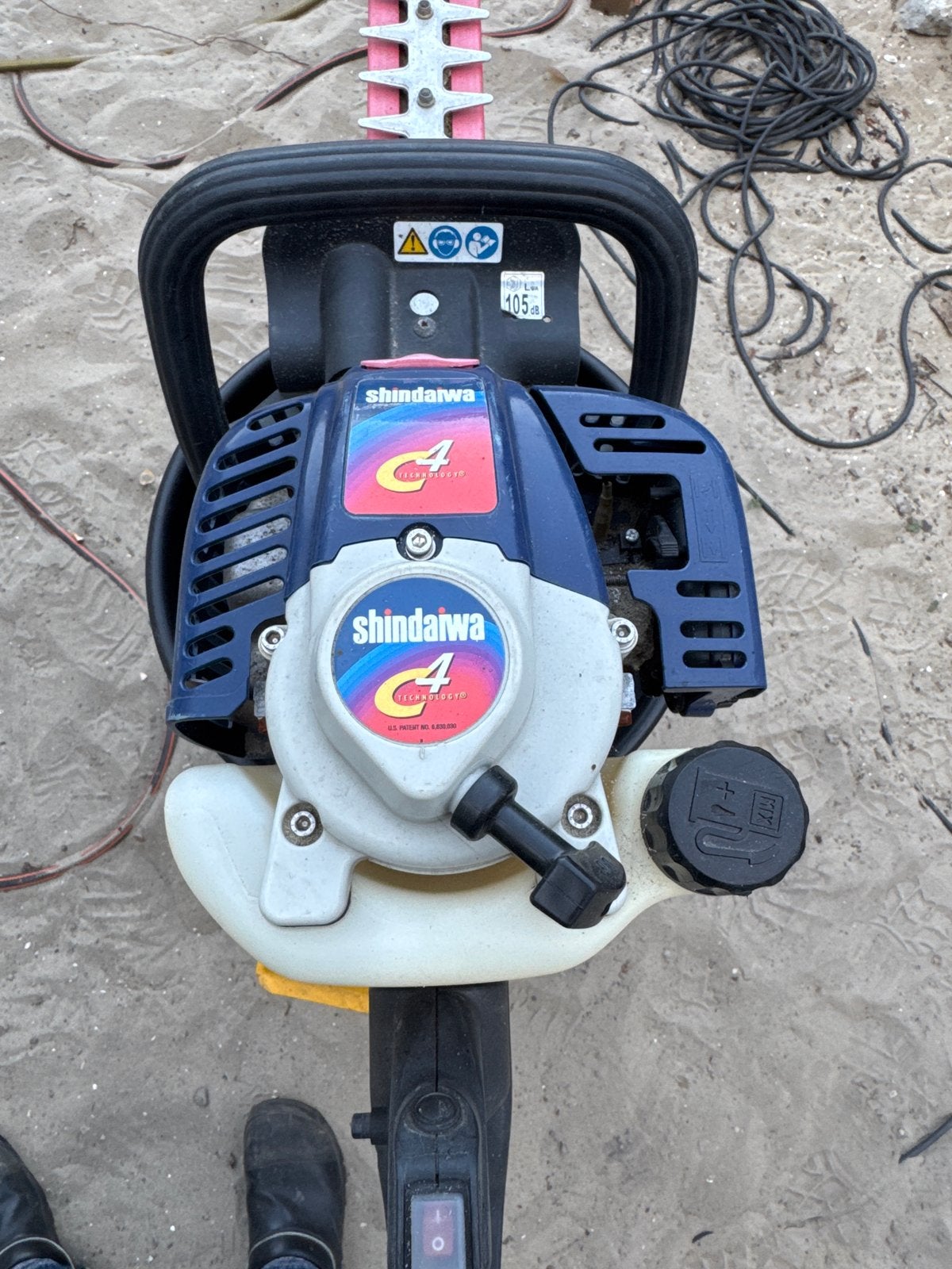 Heggenschaar op brandstof - Shindaiwa DH2510, Ophalen of Verzenden, Gebruikt, Benzine