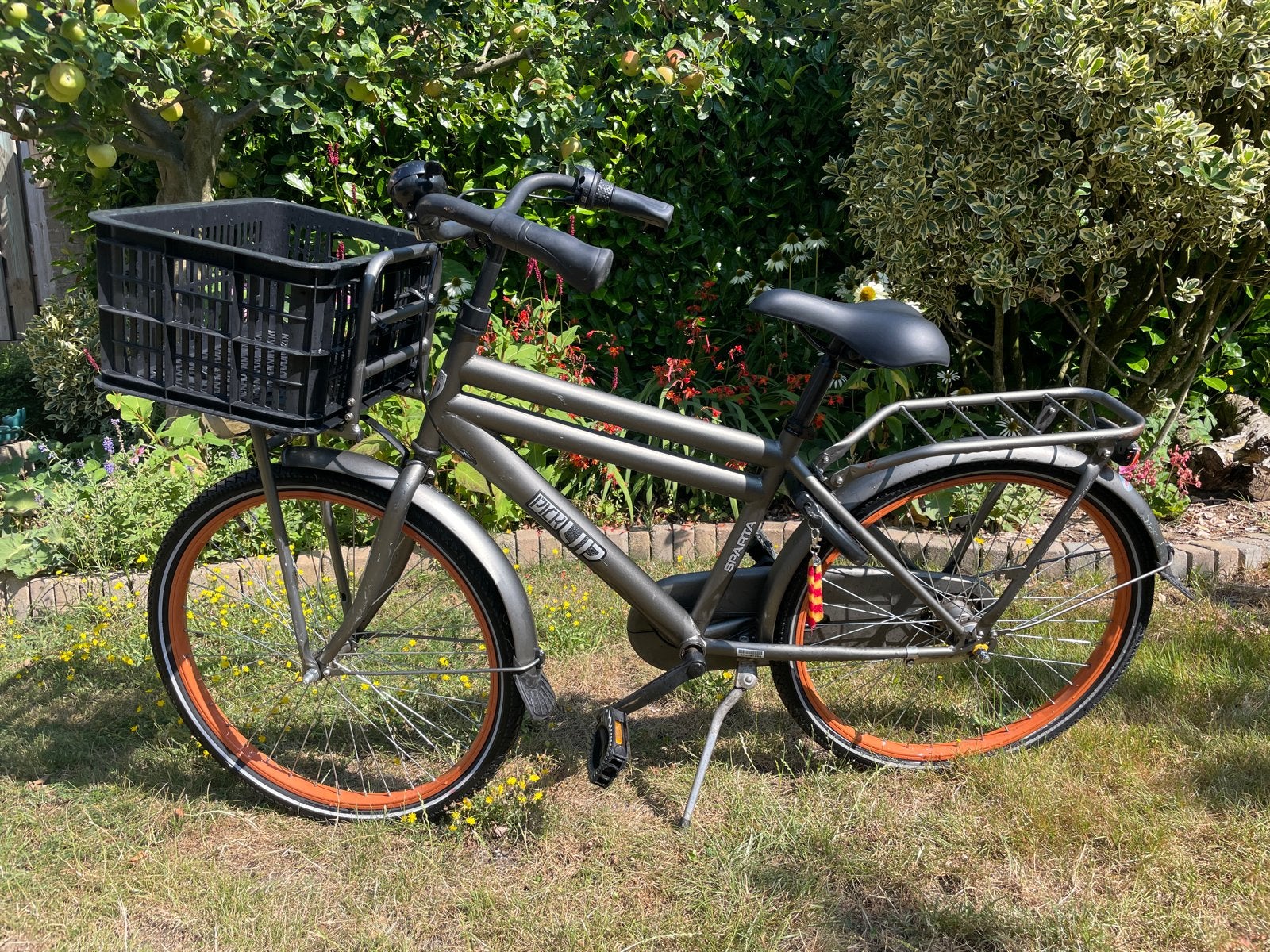Sparta 24 inch jongensfiets met 3 versnellingen en AXA slot, Ophalen, Terugtraprem, Sparta, Versnellingen