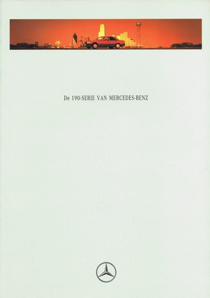 Folder Mercedes-Benz 190 (W201 - 1992), Verzenden, Gelezen, Mercedes