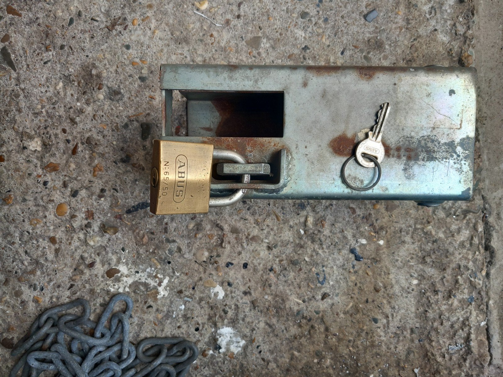 Disselslot, Ophalen