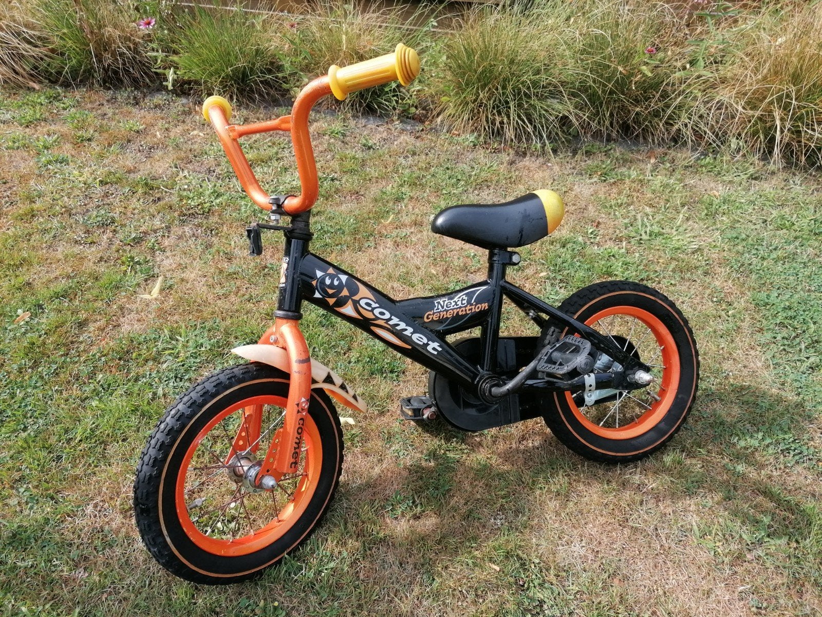 12 inch Crossfiets Kinderfiets Fiets bmx, Fietsen en Brommers, Fietsen | Kinderfietsjes, Ophalen, Terugtraprem, Gebruikt, Minder dan 16 inch