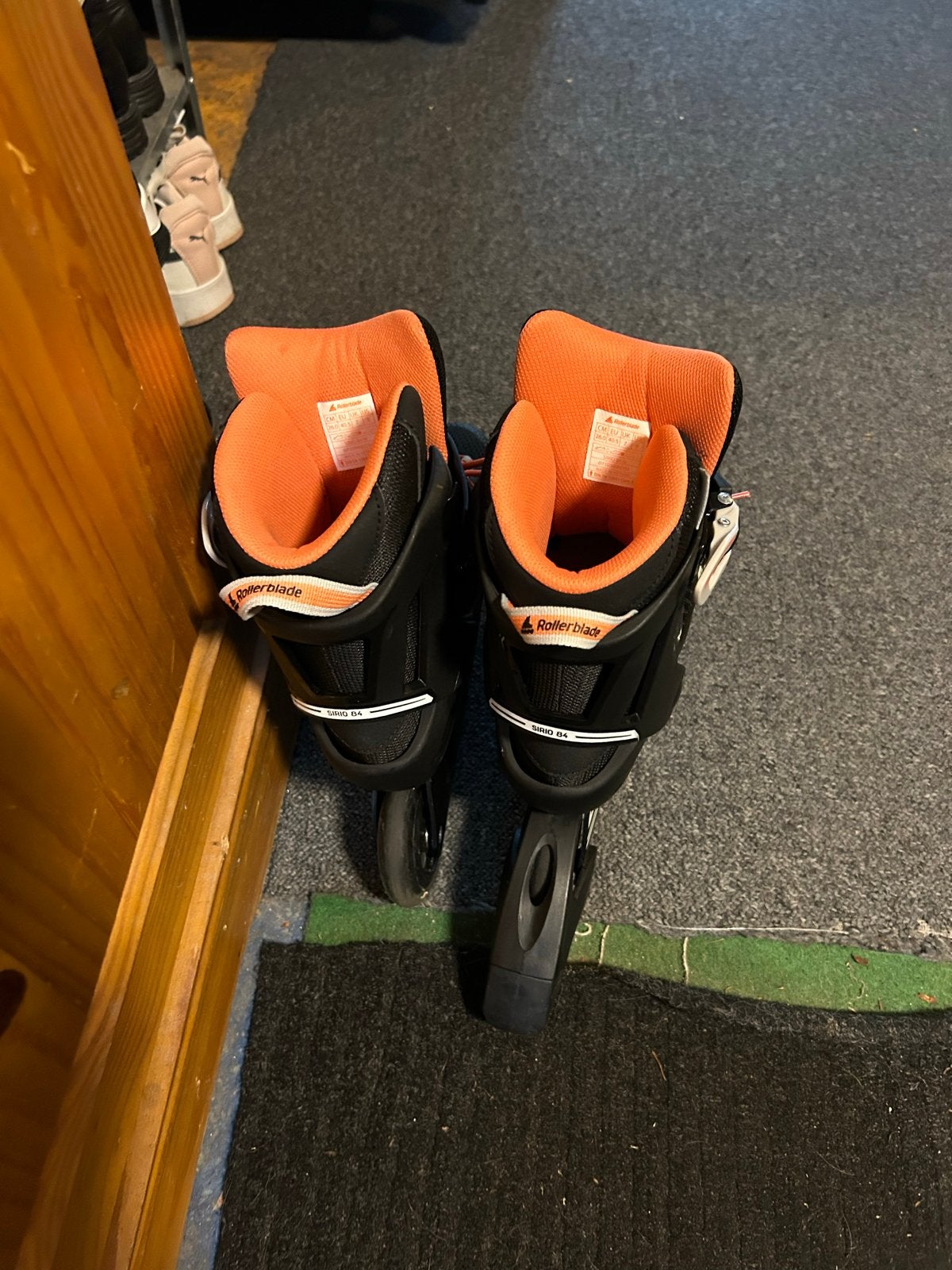 Rollerblade inline skates - Zwart/Oranje. Maat 40,5, Ophalen, Gebruikt, Inline skates 4 wielen, Overige merken