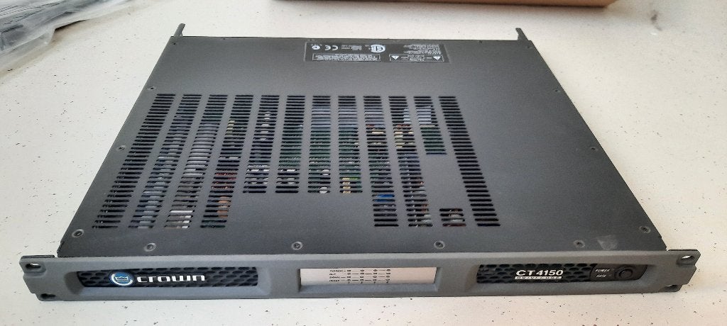 Versterker Crown CT4150 DriveCore – 4 kanalen – ZGAN, Overige merken, Ophalen of Verzenden, Zo goed als nieuw, 120 watt of meer