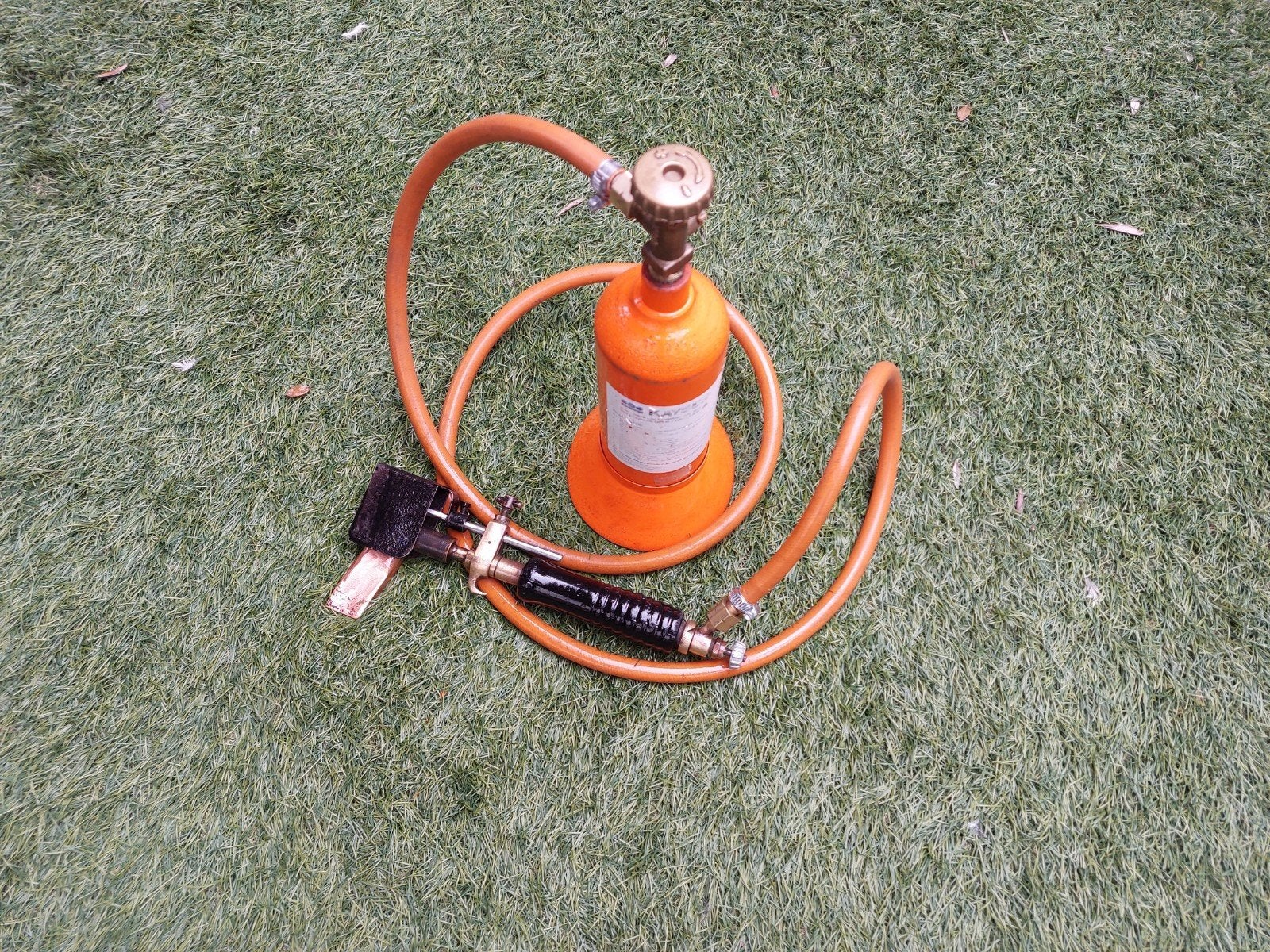 Soldeerbrander met voorzetbout voor zink met windkap., Doe-het-zelf en Verbouw, Ophalen of Verzenden