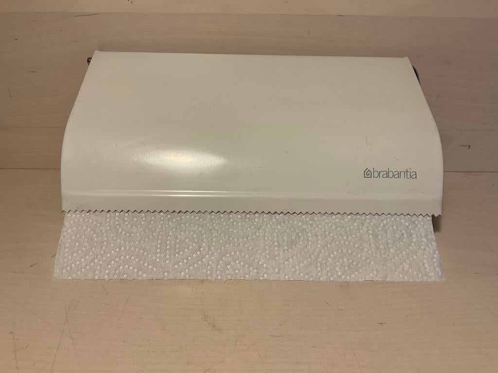 Brabantia keukenrolhouder wit in nette staat, Huis en Inrichting, Keuken | Keukenbenodigdheden, Ophalen of Verzenden, Gebruikt