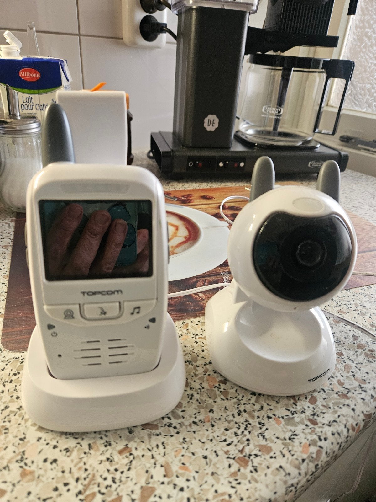 Nieuwe babyfoon met camera - Topcom, Kinderen en Baby's, Ophalen, Nieuw, Camera