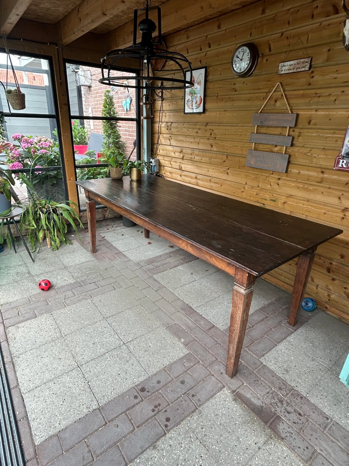 Gratis Eettafel, Ophalen, Gebruikt, 200 cm of meer, 50 tot 100 cm