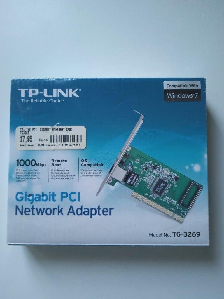 Gigabit PCI netwerkadapter TG-3269, Ophalen of Verzenden, Nieuw, Extern, Tp link