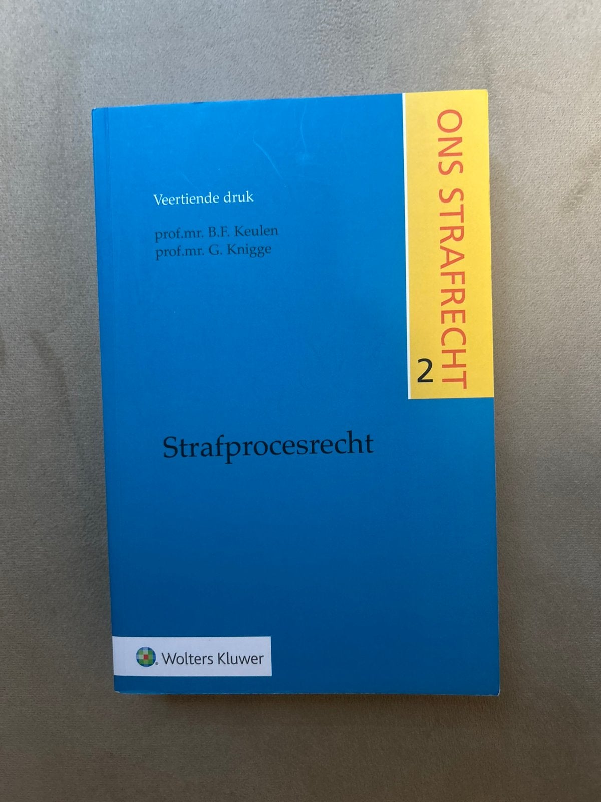 B.F. Keulen - Strafprocesrecht, Sociale wetenschap, Zo goed als nieuw, B.F. Keulen, Ophalen of Verzenden