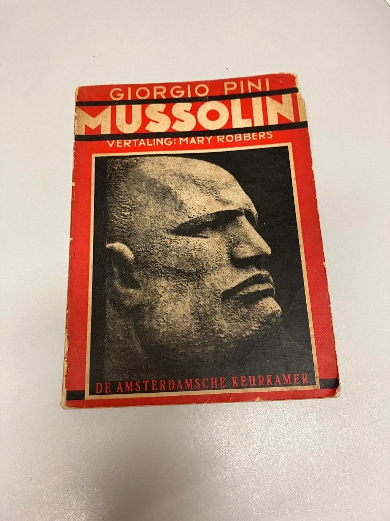 Mussolini Giorgio Pini De Amsterdamsche Keurkamer, Ophalen of Verzenden, Tweede Wereldoorlog, Gelezen, Algemeen
