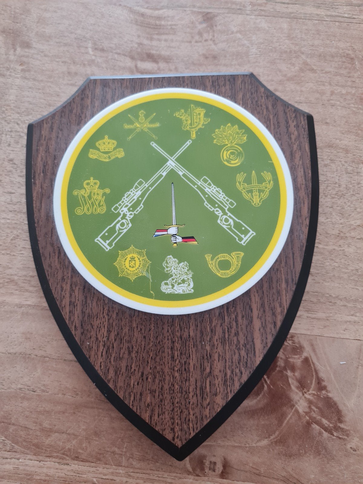 wapenschild Landmacht, Verzamelen, Verzenden, Landmacht, Nederland, Embleem of Badge