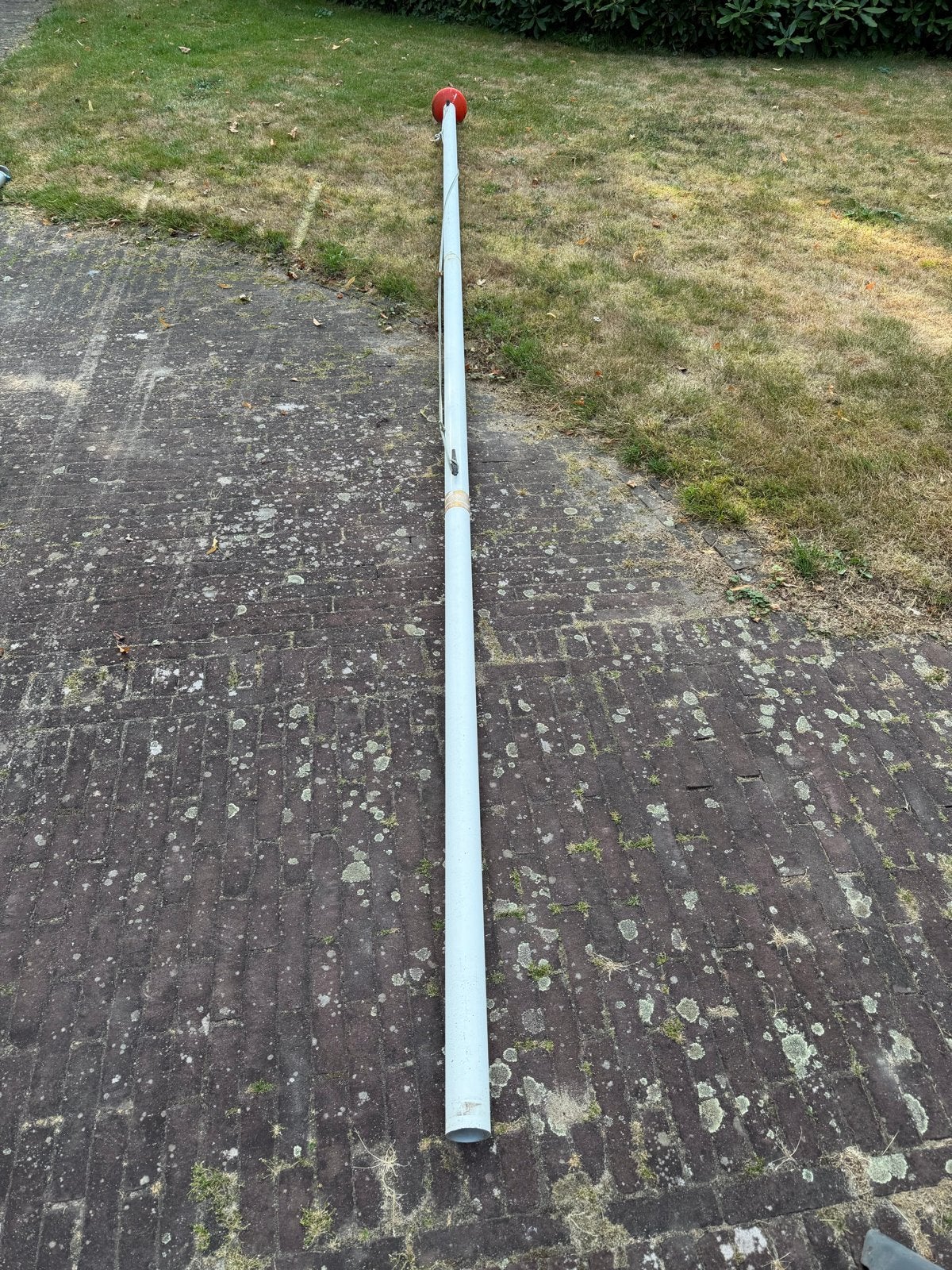 Vlaggenmast, Ophalen, Gebruikt