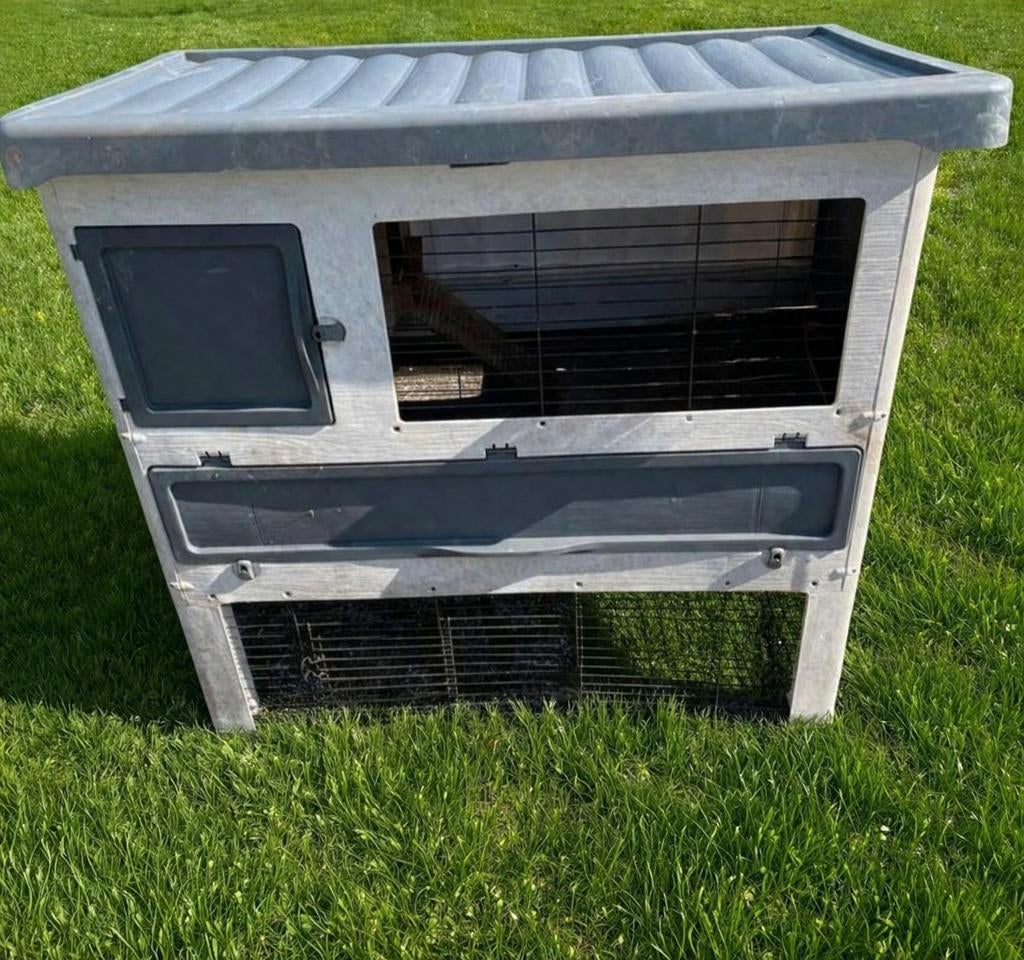 Ferplast konijnenkooi cavia hok grand lodge, Dieren en Toebehoren, Knaagdieren en Konijnen | Hokken en Kooien, 110 cm of meer