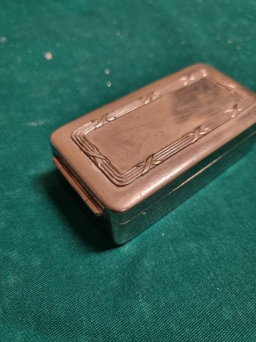 tabaks doos antiek met binnen bakje verzilverd, Ophalen of Verzenden, 'T Olde Gre-j, Info@toldegrej.nl, Endepoelstraat 20f Didam