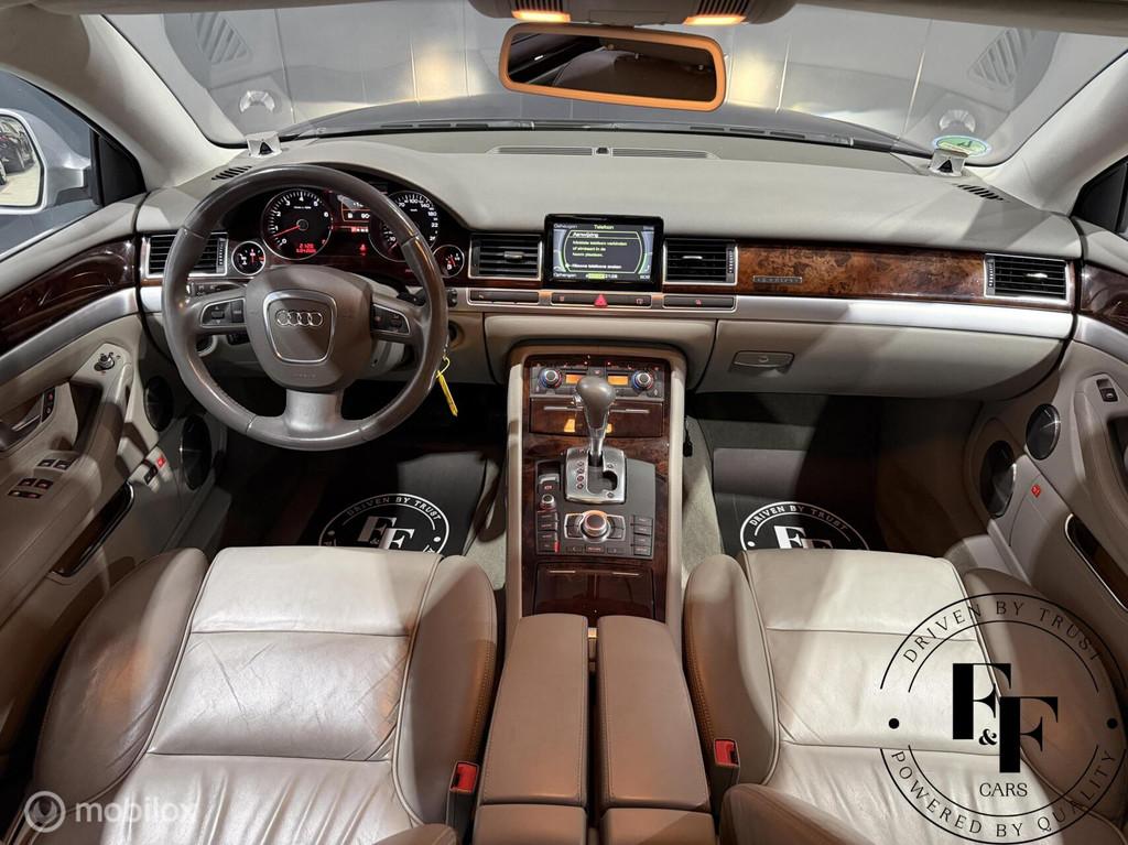 Audi A8 6.0 W12 q. Pro Line+ | 451pk, Auto's, Audi, Automaat, 1935 kg, Gebruikt, Beige