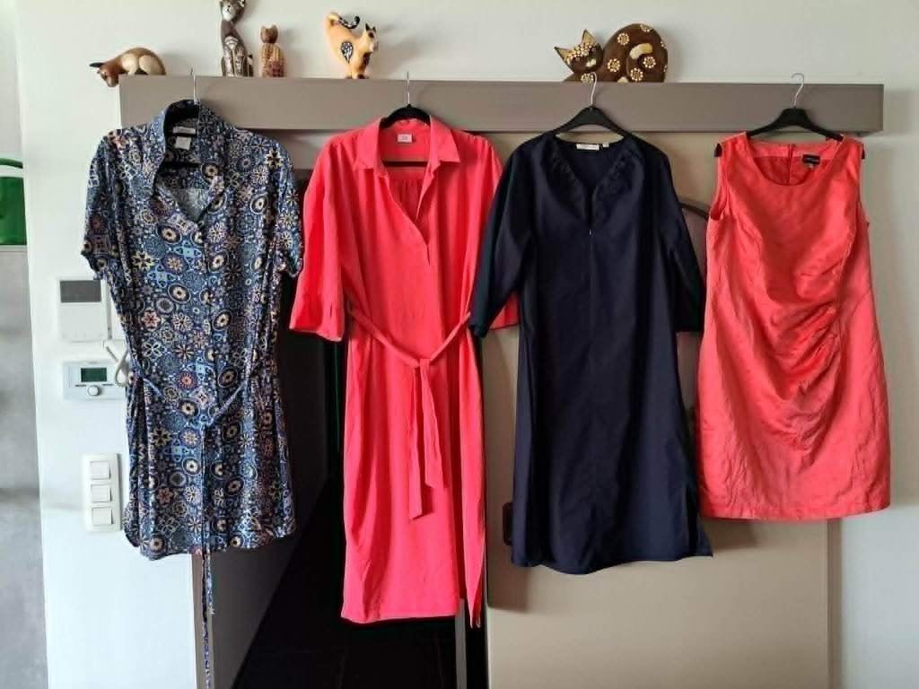 Jurk XXL, mt 48 en groter!!! (tot oto 70cm), zomer, Kleding | Dames, Ophalen of Verzenden, Zo goed als nieuw, Blauw, Jurk