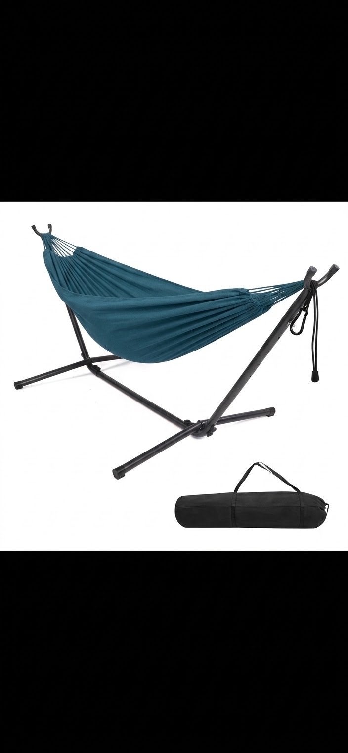 Comfortabele hangmat met standaard en draagtas, Ophalen, Binnen, Zo goed als nieuw, Met standaard