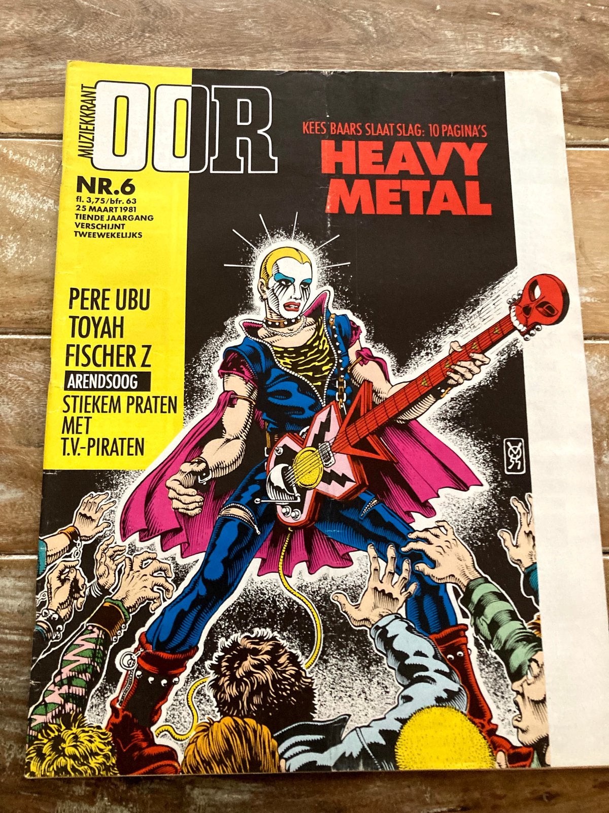 Muziekkrant OOR 1981 GARY MOORE Thin Lizzy GAMMA Stampij, Ophalen of Verzenden, Zo goed als nieuw, Muziek, Film of Tv