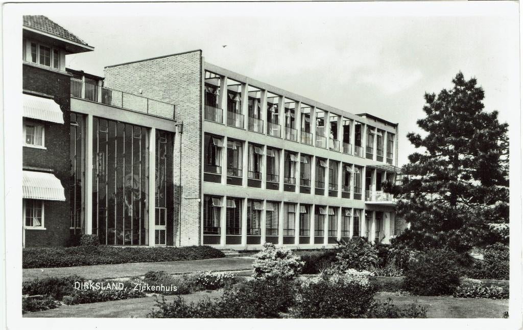 Dirksland – Ziekenhuis., Ophalen of Verzenden, 1960 tot 1980, Ongelopen, Zuid-Holland