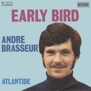 André Brasseur - Early bird - 1965 - instrumentaal, 7 inch, Zo goed als nieuw, Pop, Fotohoes