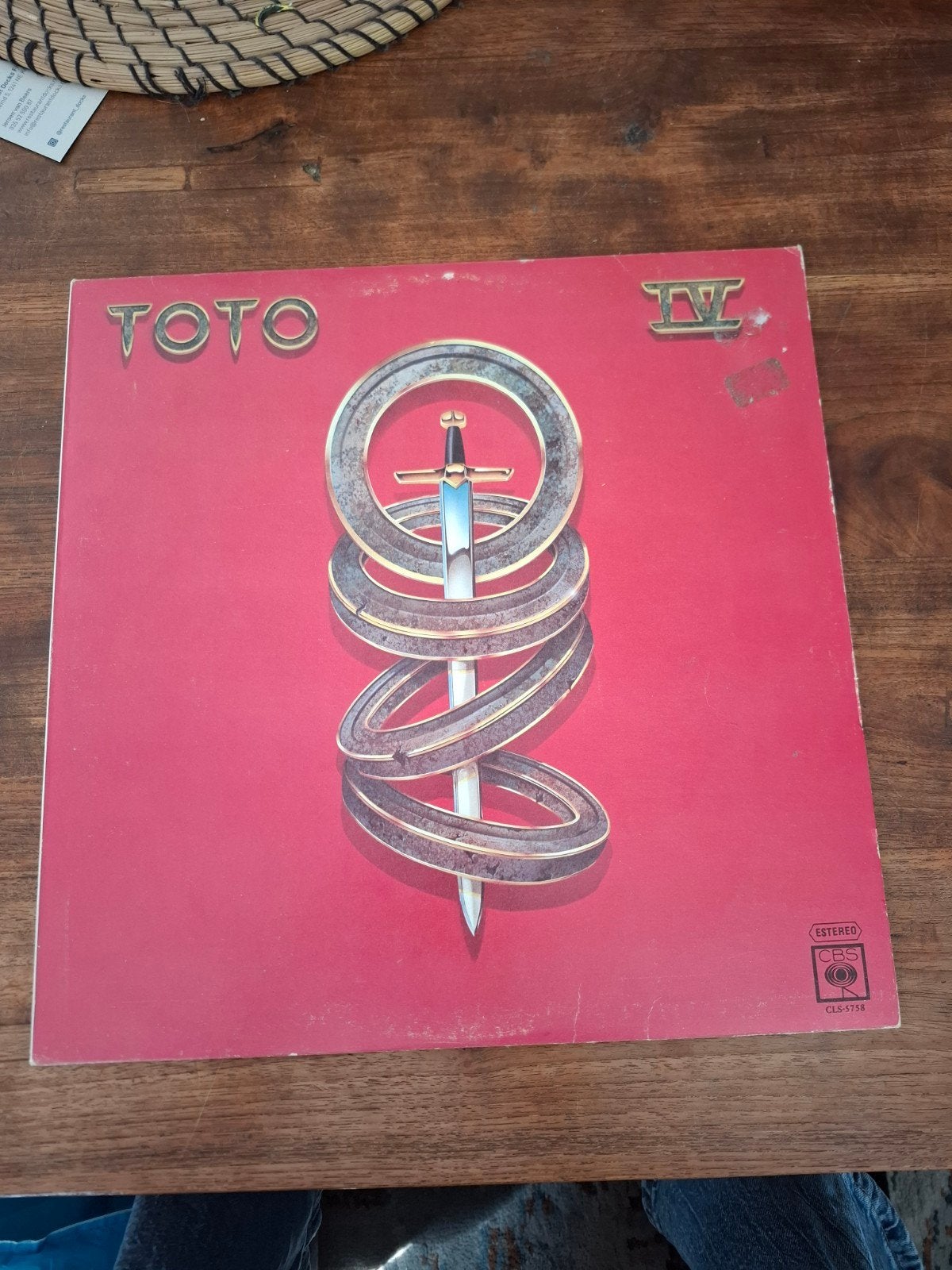 Toto IV LP - Klassiek rockalbum op vinyl, LP, Rock, Gebruikt, Originele persing