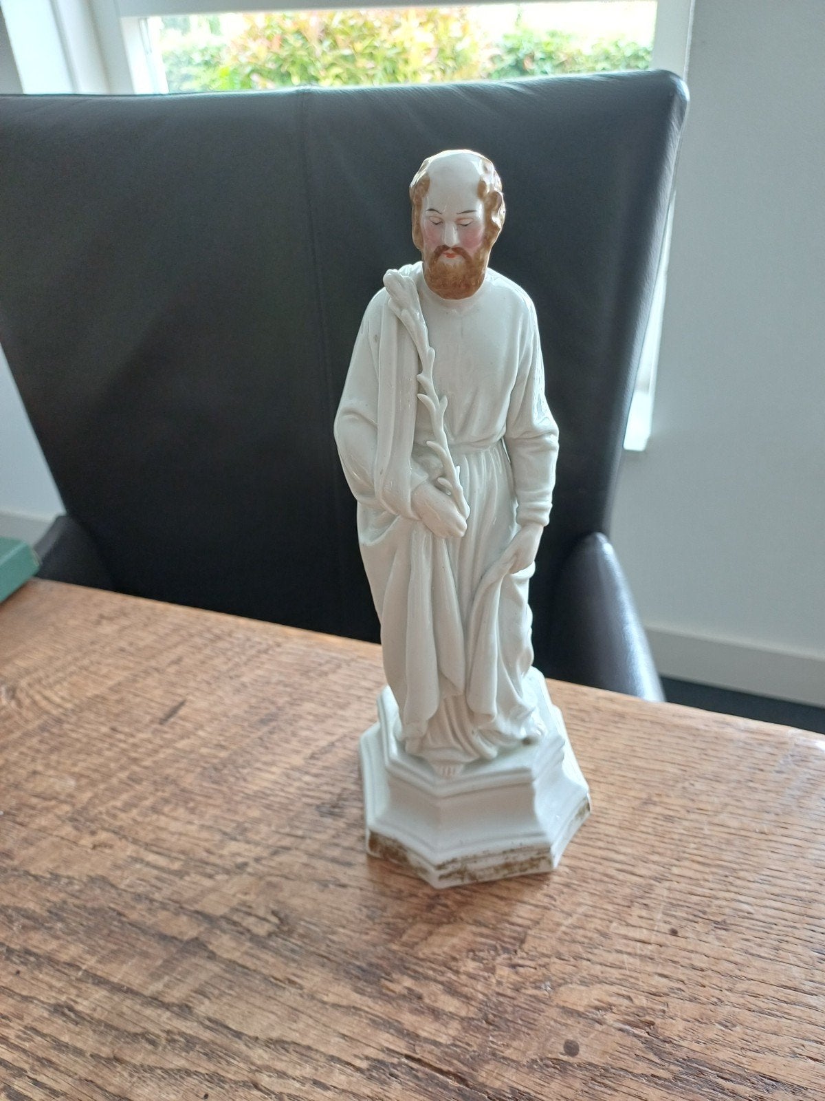 Antiek  religieus beeldje  van de Heilige Jozef, Antiek en Kunst, Ophalen of Verzenden