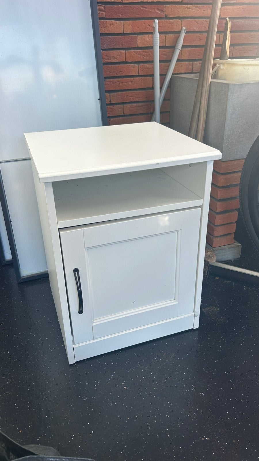 IKEA Songesand Nachtkastje - Wit, Ophalen, Minder dan 45 cm, 55 tot 70 cm, Zo goed als nieuw