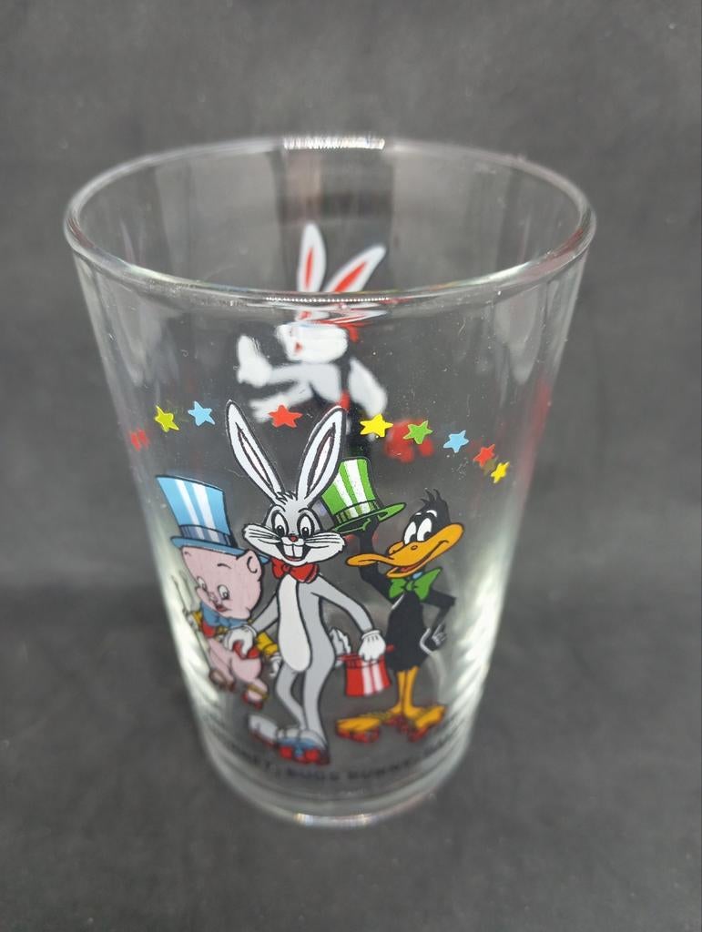 Looney Tunes Glas 1984 - Bugs Bunny, Daffy Duck, Porky Pig, Ophalen of Verzenden