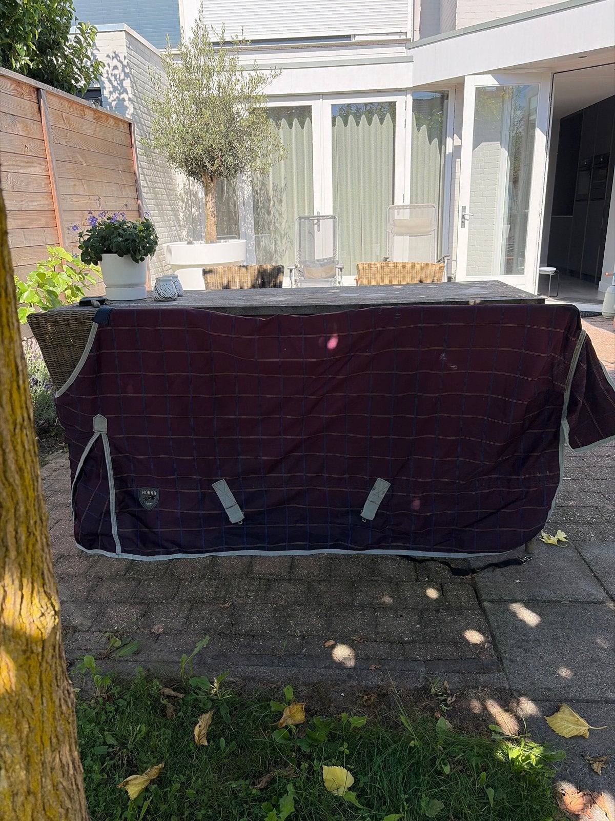 Paardendeken Horka 205 cm, Full (L), Gebruikt, Overige typen, Kruissingels
