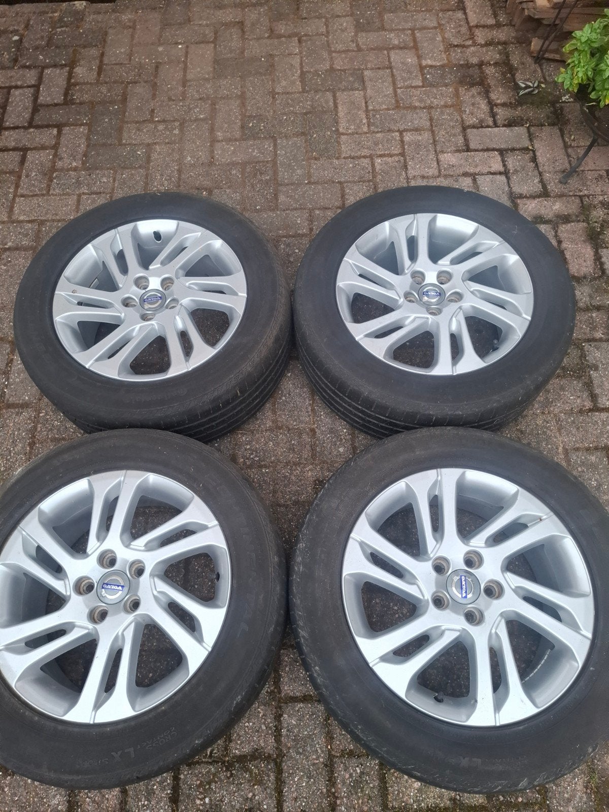 set velgen voor Volvo XC70 17", Ophalen, Gebruikt, Velg(en), 17 inch