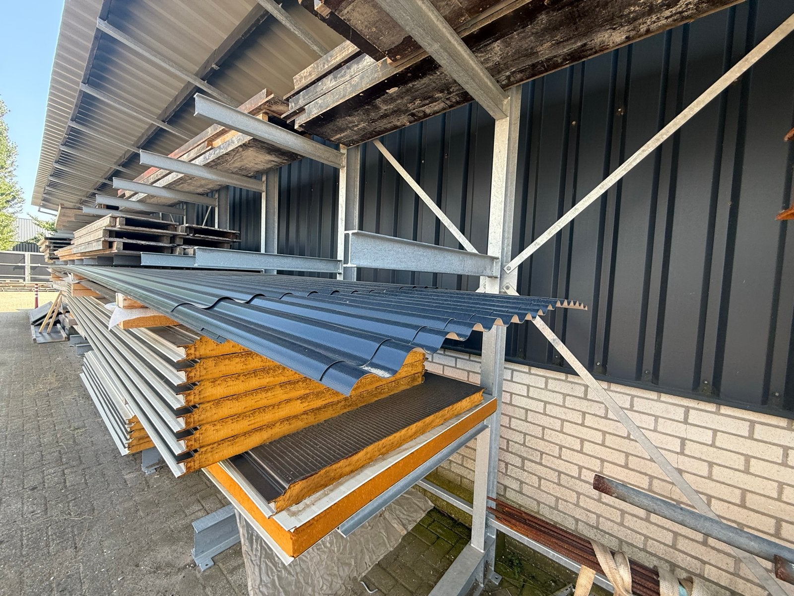 Stalen golfplaten - Diverse afmetingen, Ophalen, Gebruikt, Overige materialen, 20 tot 50 mm