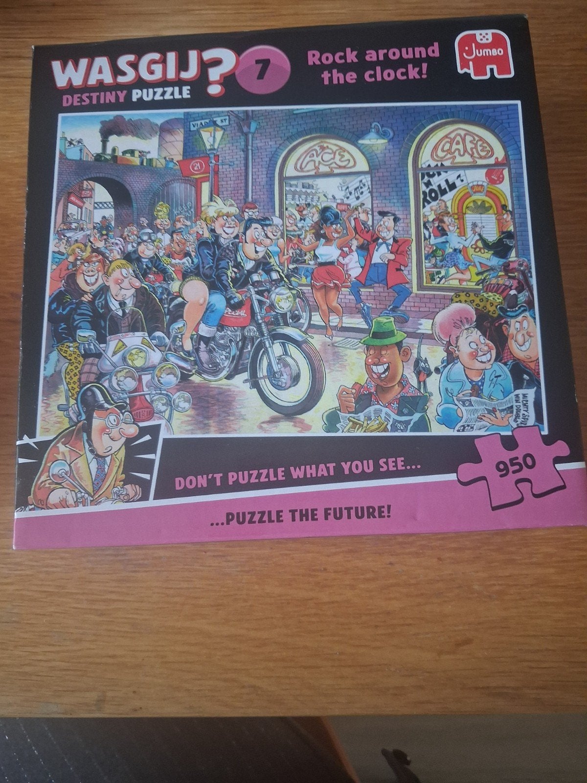 Wasgij puzzel 950stuks compleet, Ophalen of Verzenden, 500 t/m 1500 stukjes, Zo goed als nieuw