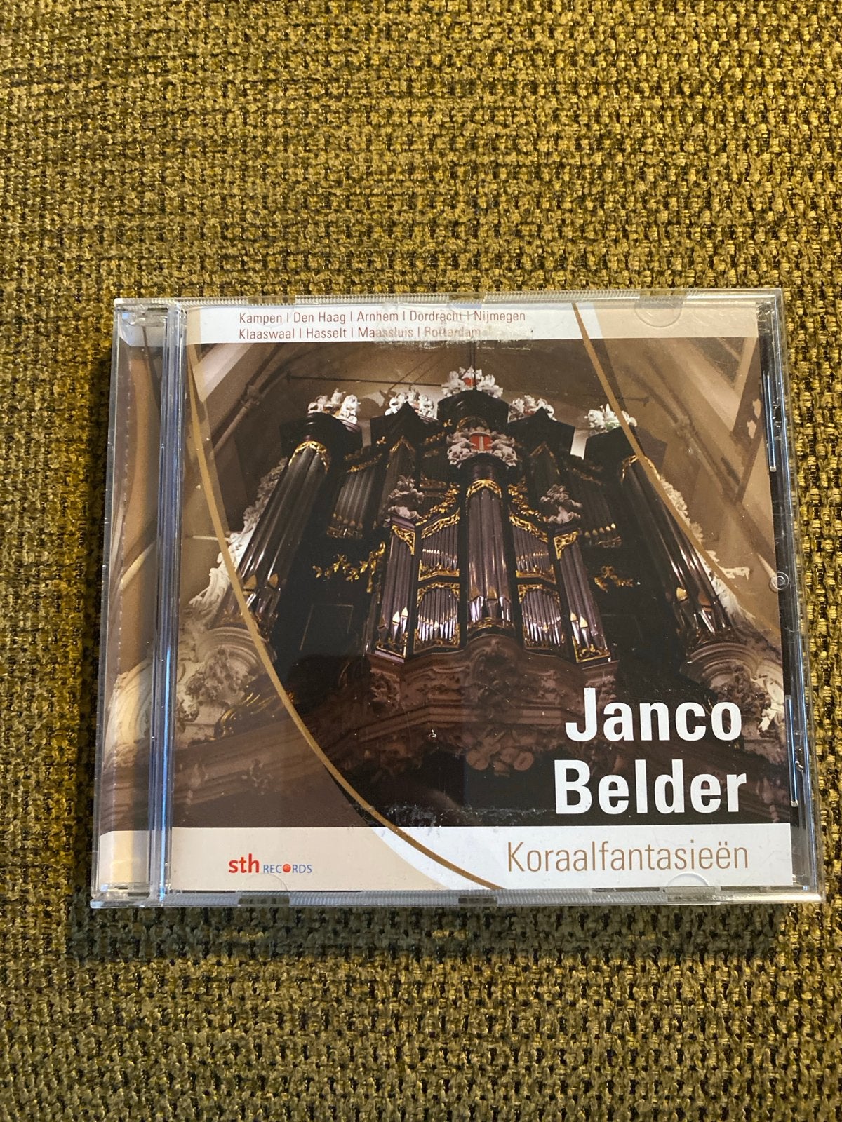 Janco Belder - Koraalfantasieën cd, Overige componisten, Ophalen of Verzenden, Zo goed als nieuw, Inclusief doosje