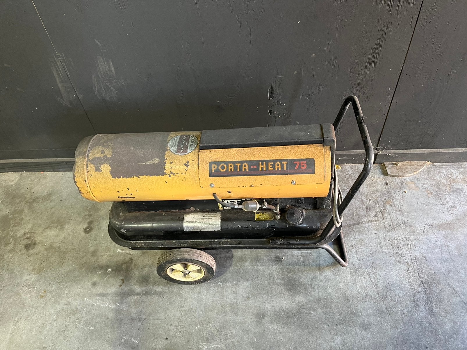 Dieselkanon, hittekanon, kachel , heater, Ophalen, 30 tot 80 cm, Gebruikt, Kachel