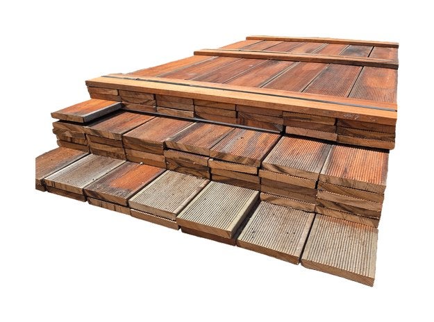 Hardhouten Profielplanken / Tuinplanken - nr: HP41, Tuin en Terras, Palen, Balken en Planken, Ophalen, Planken, Nieuw, Hardhout
