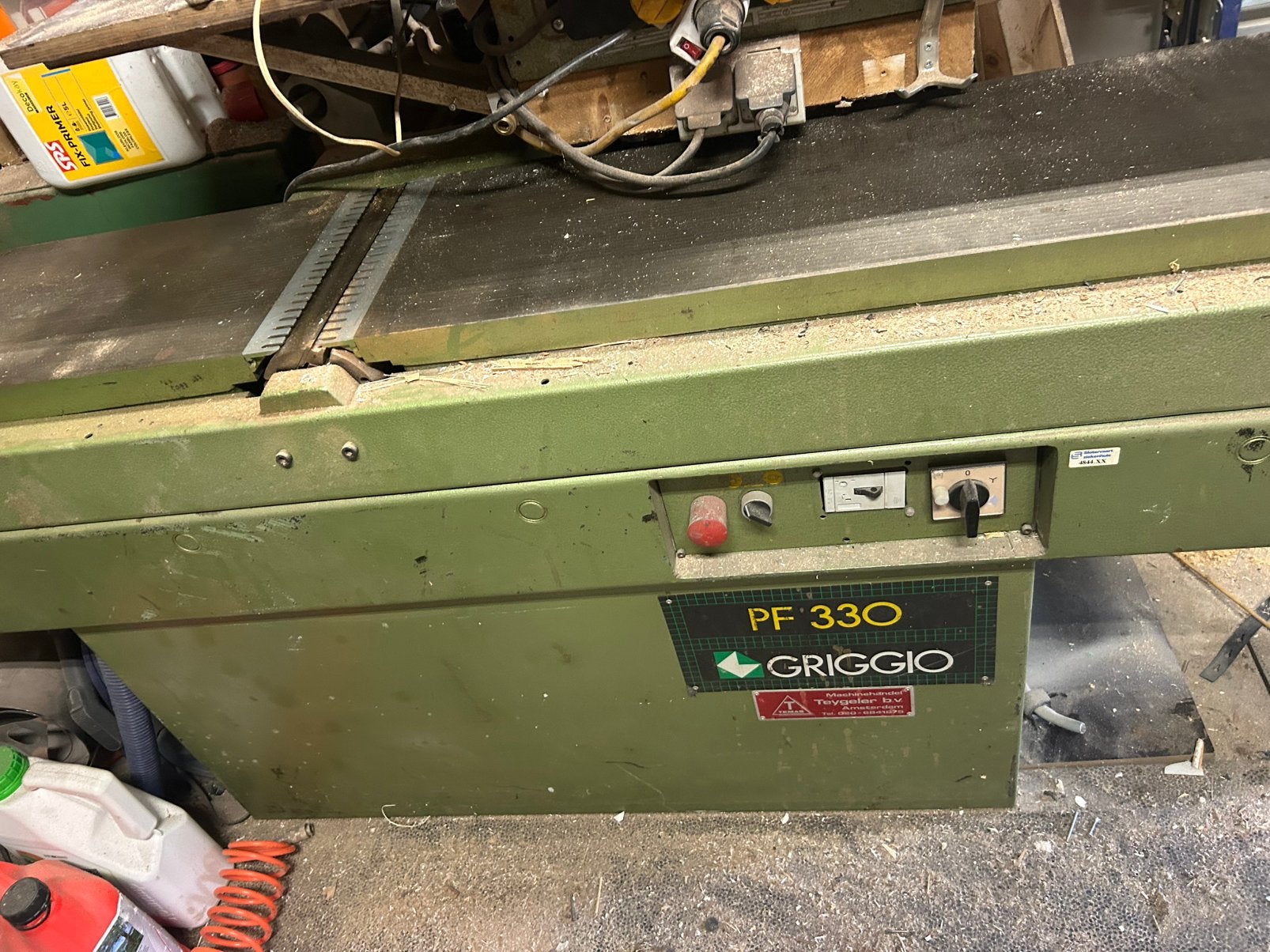 Griggio PF 330 Vlakbank, Ophalen