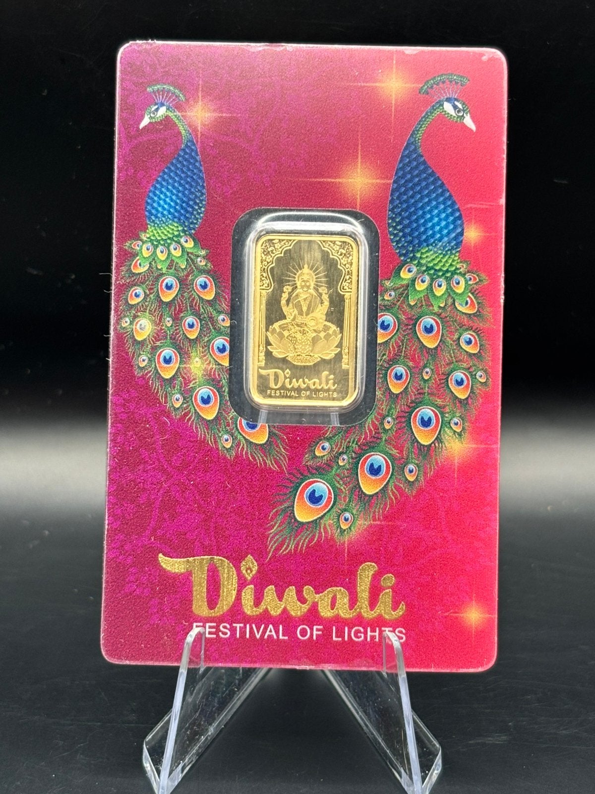 5 gram goud baartje - Diwali festival of light - pamp suisse, Ophalen of Verzenden, Zilver