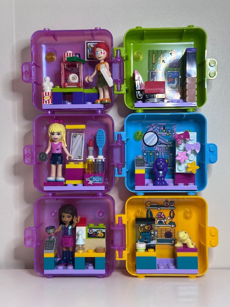 LEGO Friends speeldoosjes pakket – 3 doosjes, Gebruikt, Lego, Friends, Ophalen of Verzenden