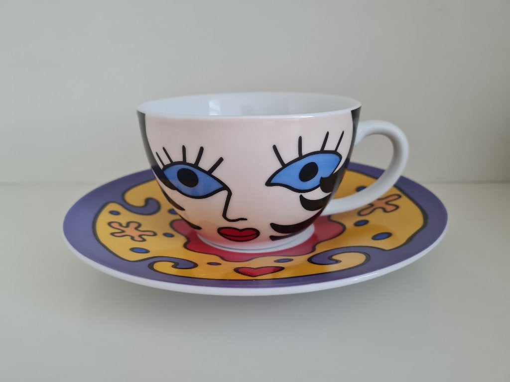 Kop & schotel - Ritzenhoff - Limited edition "Amore Mio", Ophalen, Nieuw, Porselein, Kop en/of schotel