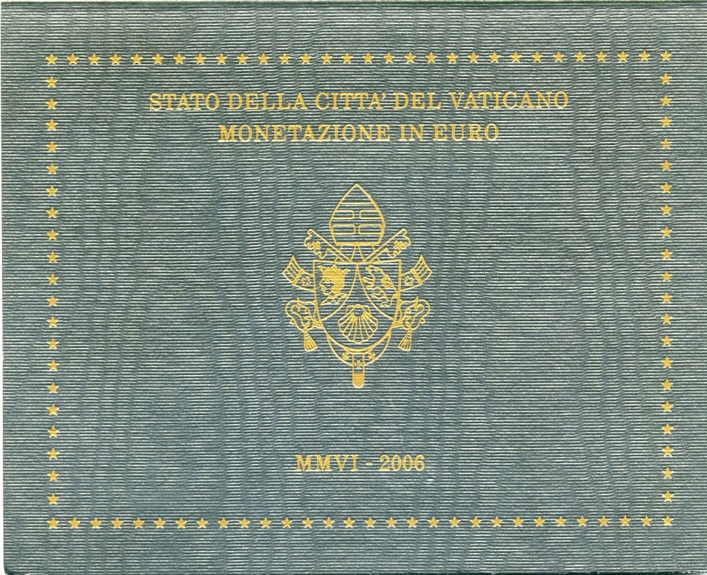 BU Set Vaticaan 2006 - 1 cent t/m 2 euro - Blister, Verzenden, Vaticaanstad, Overige waardes, Setje