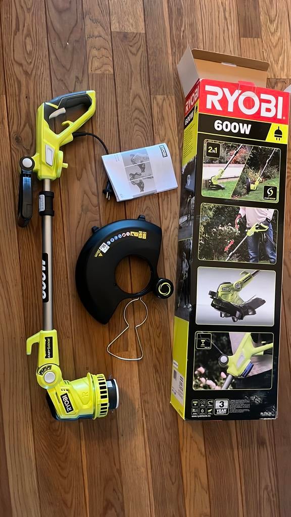 Ryobi Elektrische Grastrimmer 600W - Nieuw in Doos, Ophalen of Verzenden, Nieuw, 30 tot 50 cm, Elektrisch