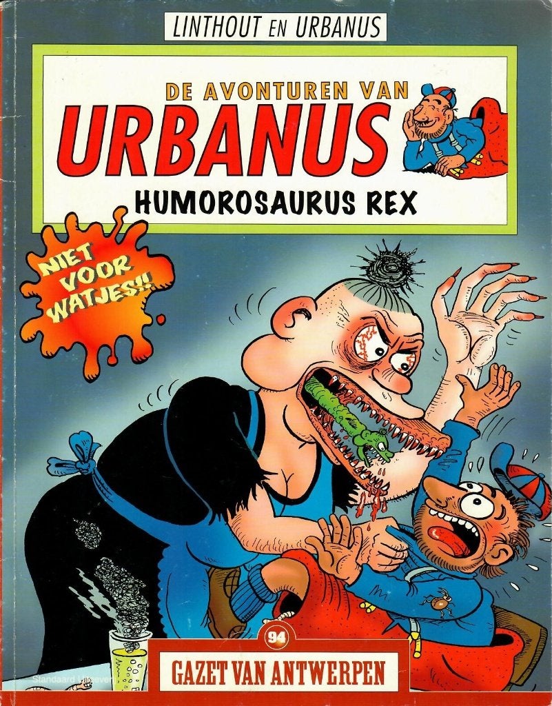Urbanus 94 - Humorosaurus Rex - SC Goede staat, Gelezen, Eén stripboek, Ophalen of Verzenden, Jean-Claude Bartoll