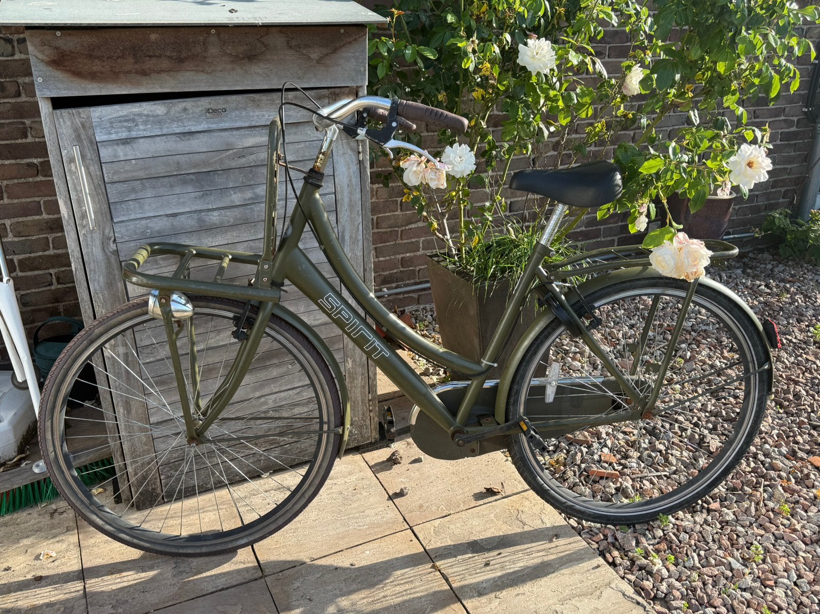 Reliable used bike, good condition, wheel lock, Ophalen, Gebruikt, Velgrem, Handrem