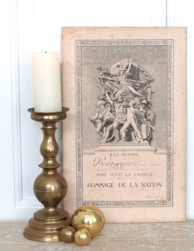 Frans diploma “Hommage de la Nation, 1e WO, Ophalen of Verzenden