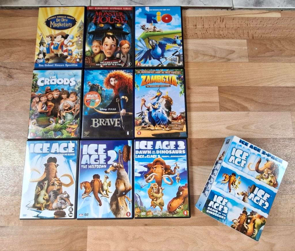 Kinder dvd's ICE AGE box, Alle leeftijden, Ophalen, Zo goed als nieuw