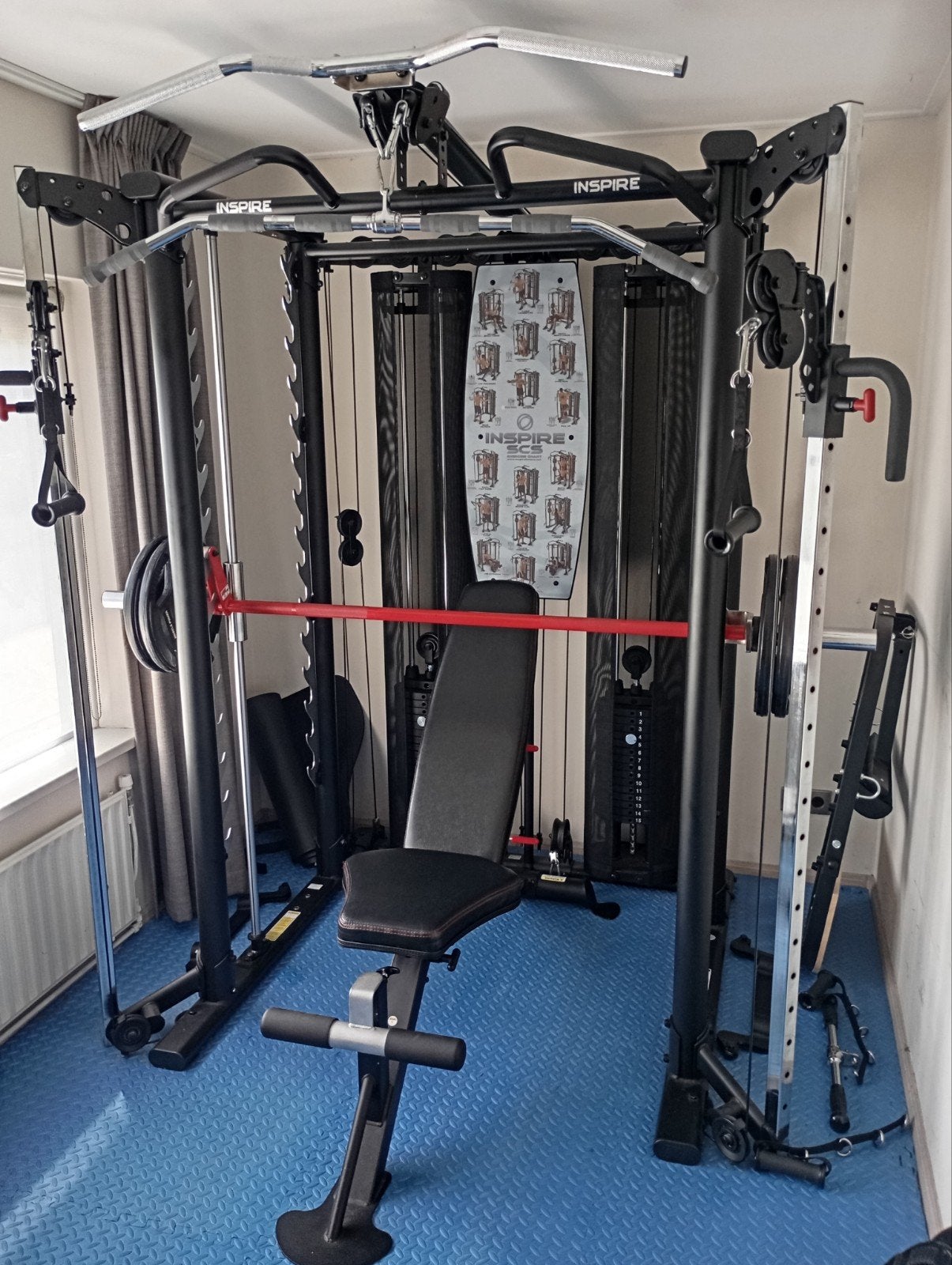 Inspire Fitness SCS Smith Cage System - Home Gym, Ophalen, Zo goed als nieuw, Benen, Overige typen