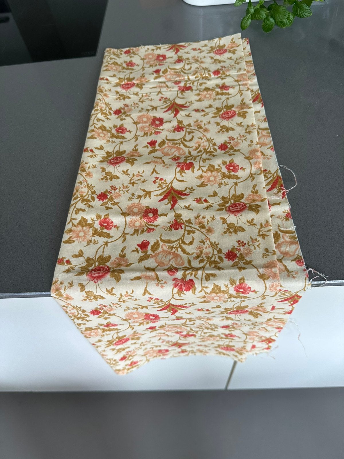 Quilt stof  katoen van moda fabric roosjes, Hobby en Vrije tijd, Stoffen en Lappen, Ophalen of Verzenden, Zo goed als nieuw, 30 tot 120 cm