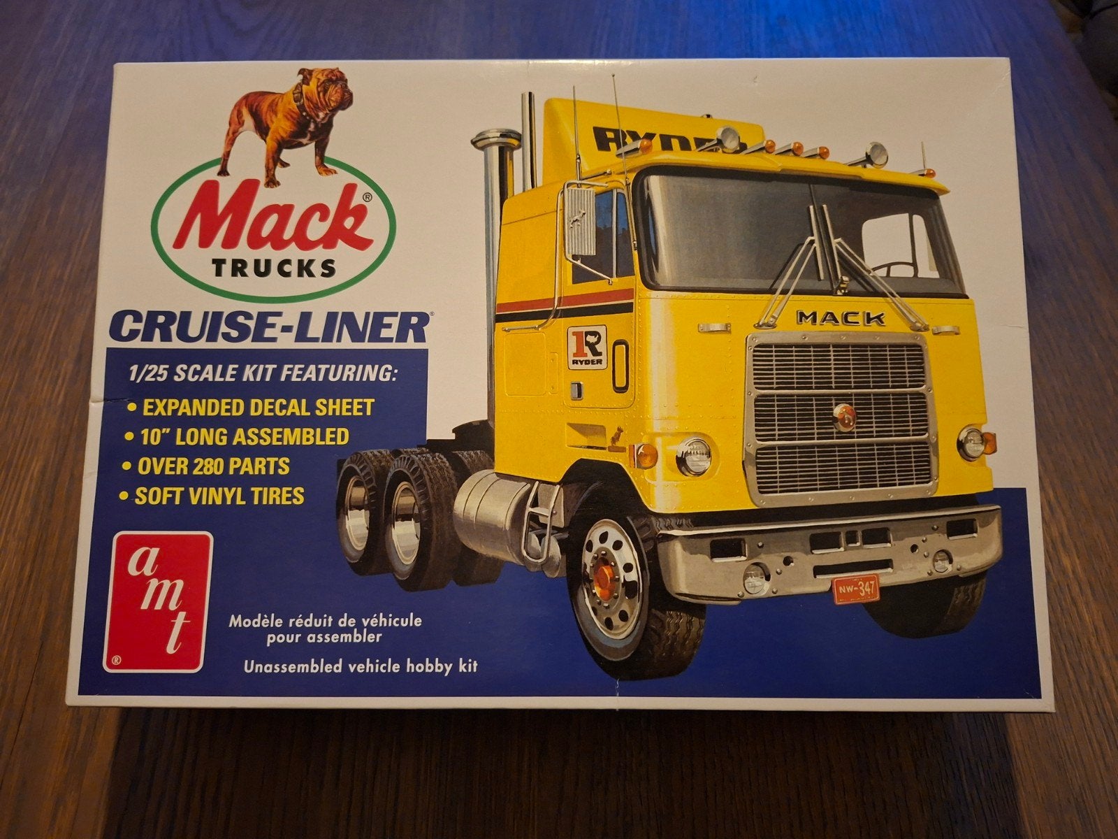 AMT truck bouwdoos MACK cruise liner 1/25, Overige merken, Groter dan 1:32, Nieuw, Ophalen of Verzenden