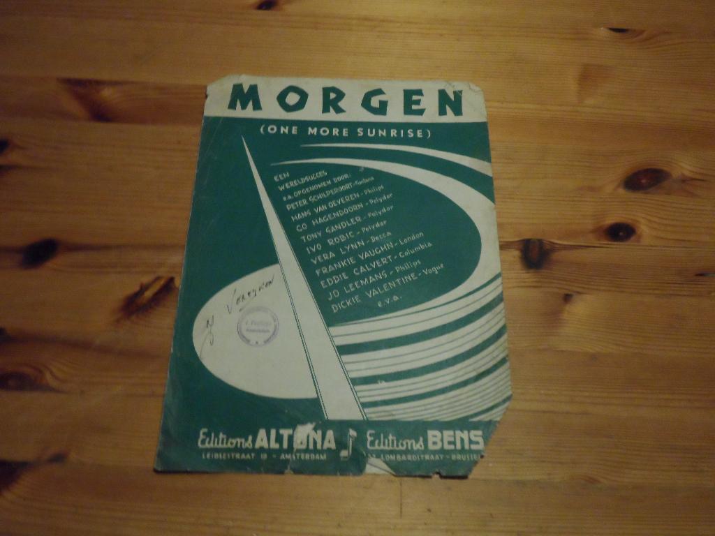 Morgen - peter mosser - one more sunrise, Zang, Gebruikt, Ophalen of Verzenden, Artiest of Componist