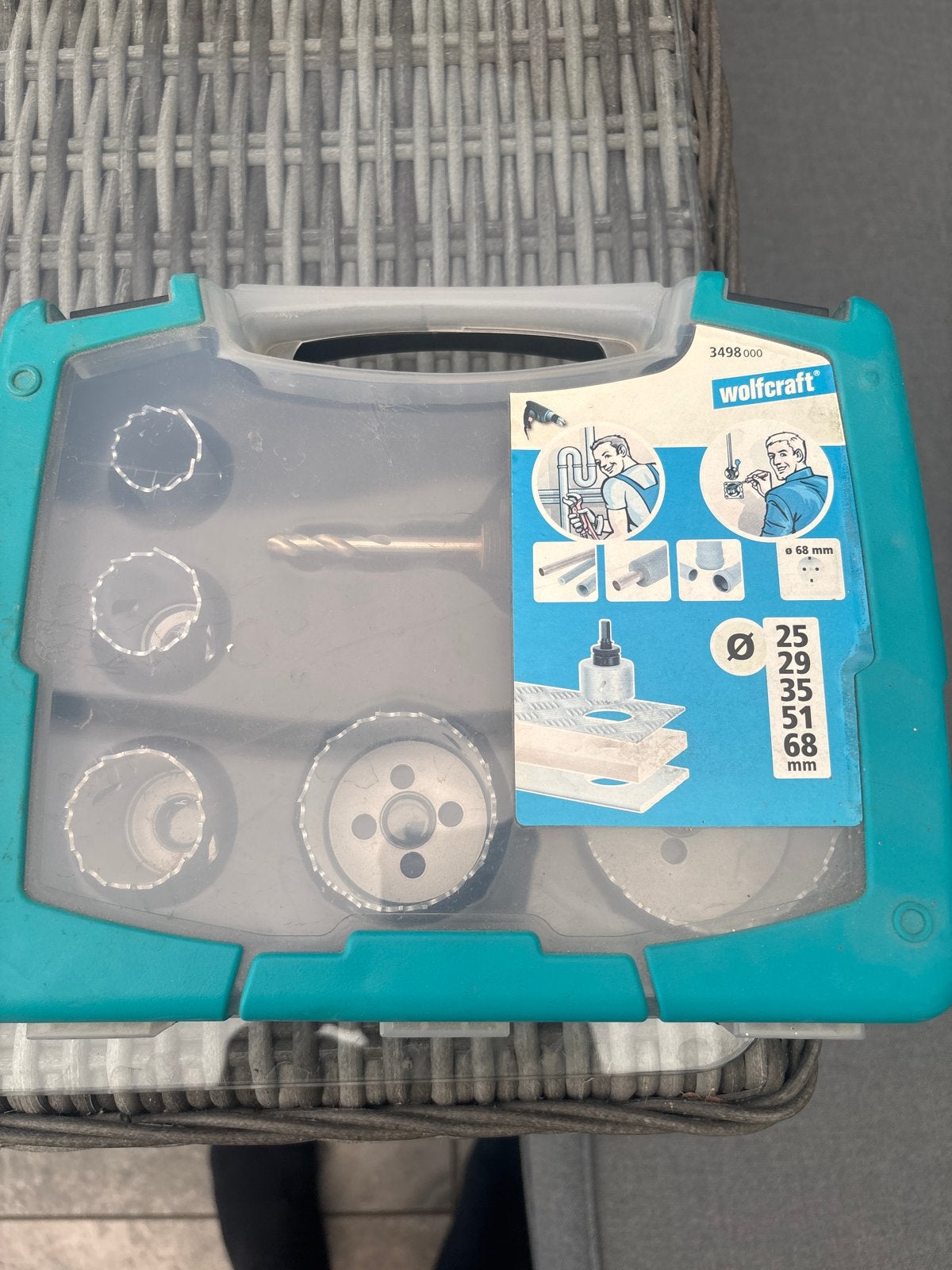 Wolfcraft gatenzaagset - Zo goed als nieuw, Ophalen of Verzenden, Zo goed als nieuw, Overige typen